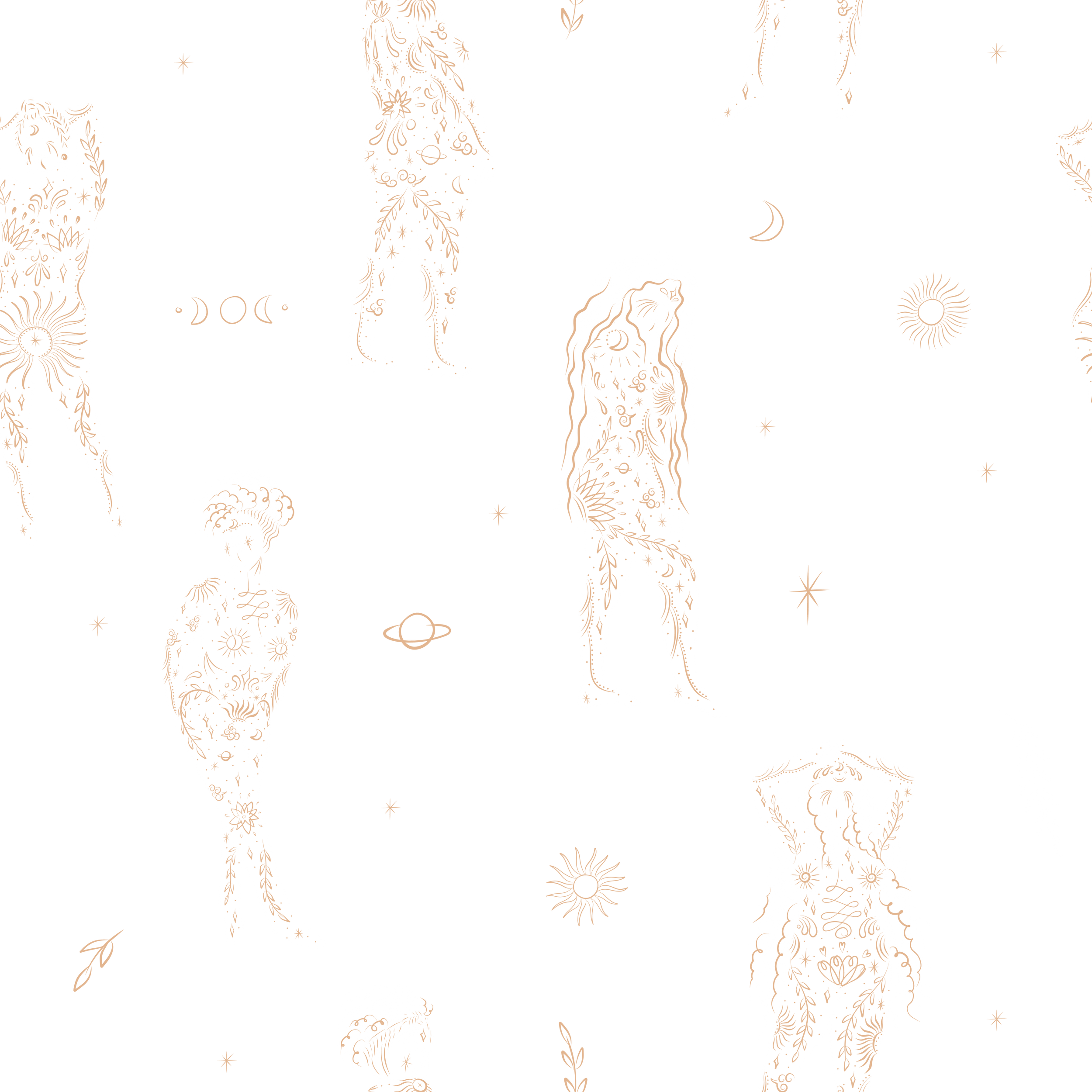 Female Figures Pattern 