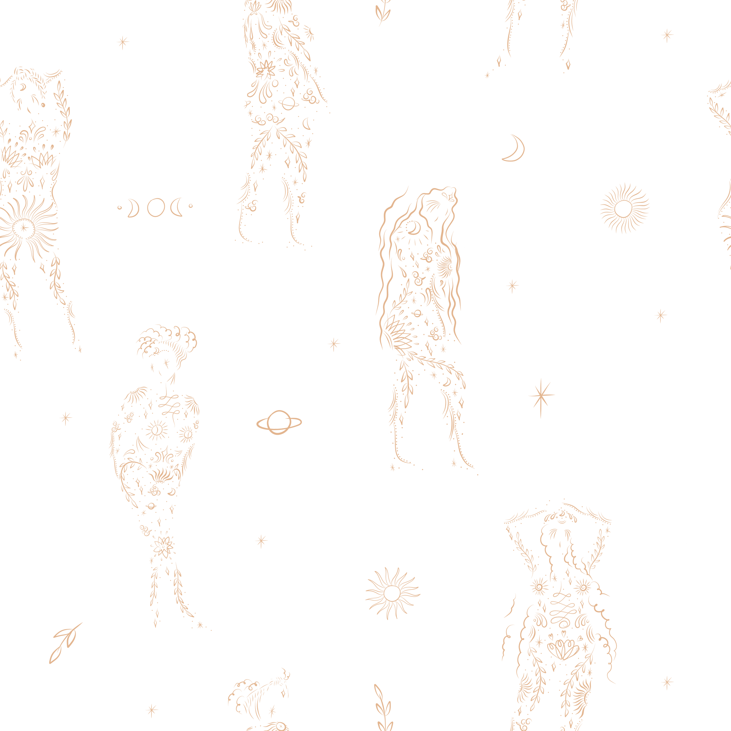 Female Figures Pattern 